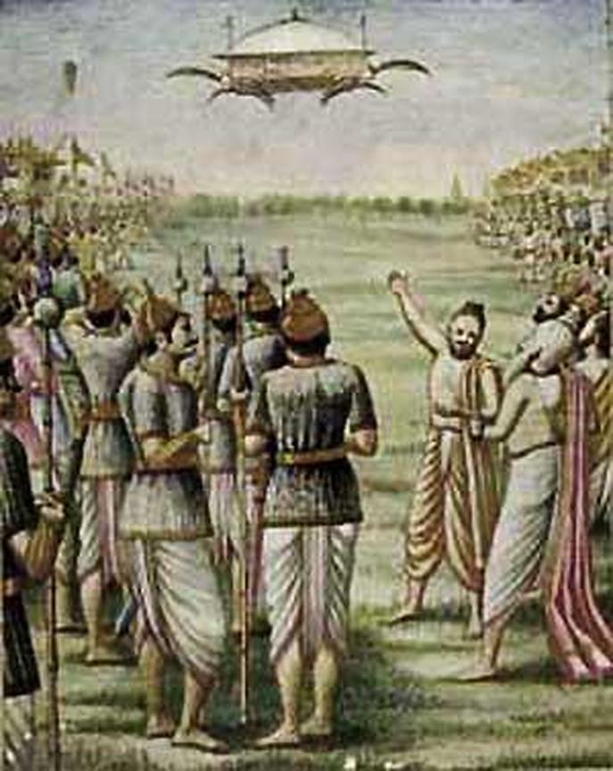 Ancient flying machines in Indian Literature are called Vimanas